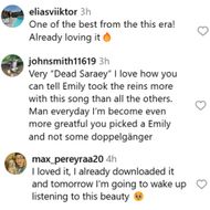 Fans react to "Unshatter" song. (Image via Instagram/@linkinpark)
